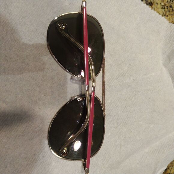 Jessica Simpson Purple and Rose Gold Aviator Sunglasses Brow Bar J6096 - Picture 8 of 10